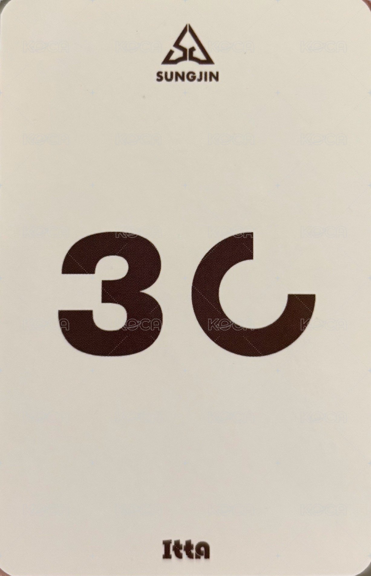 30 itta 線上 簽售卡  背面