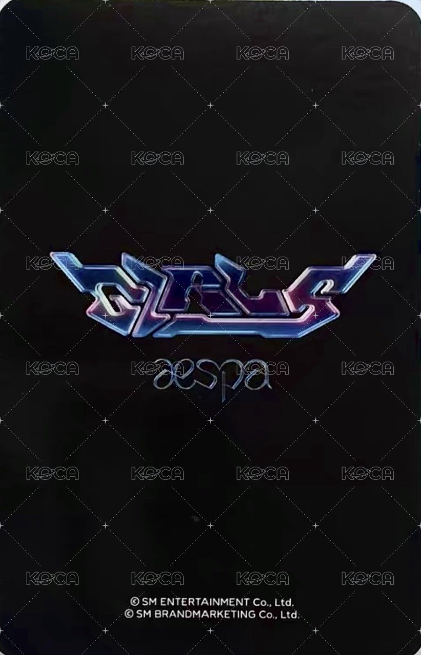 Girls sm 特典卡 小賣部C柚 背面