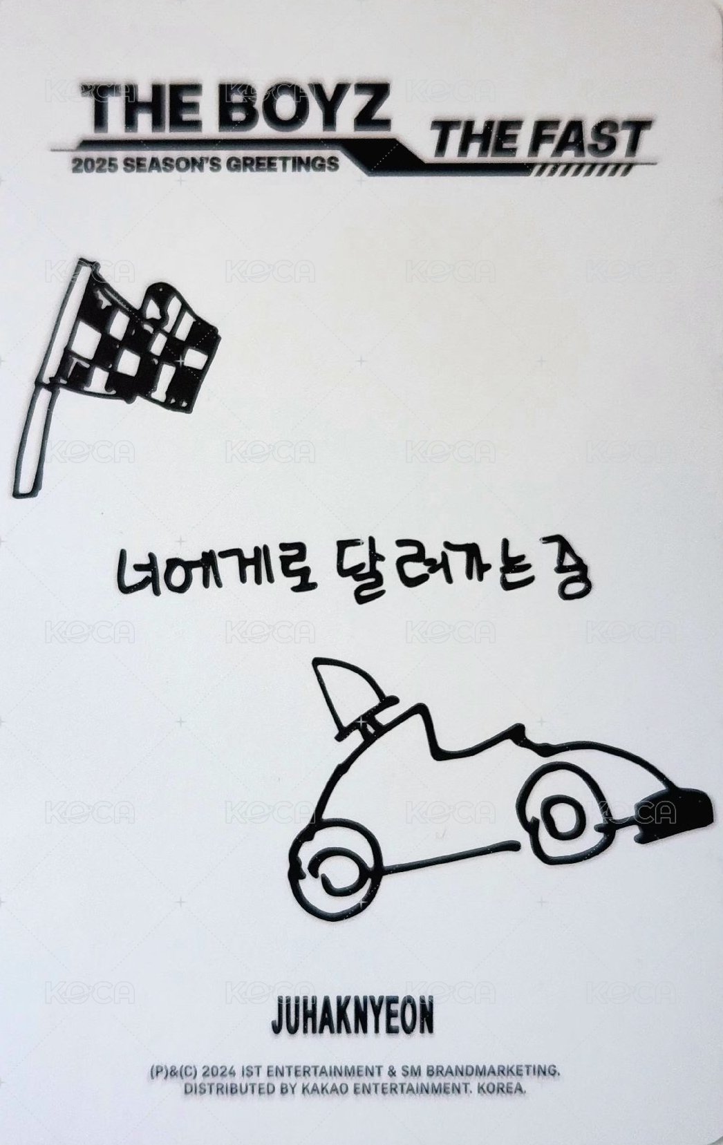 2025 SEASON’S GREETINGS  年曆卡  背面