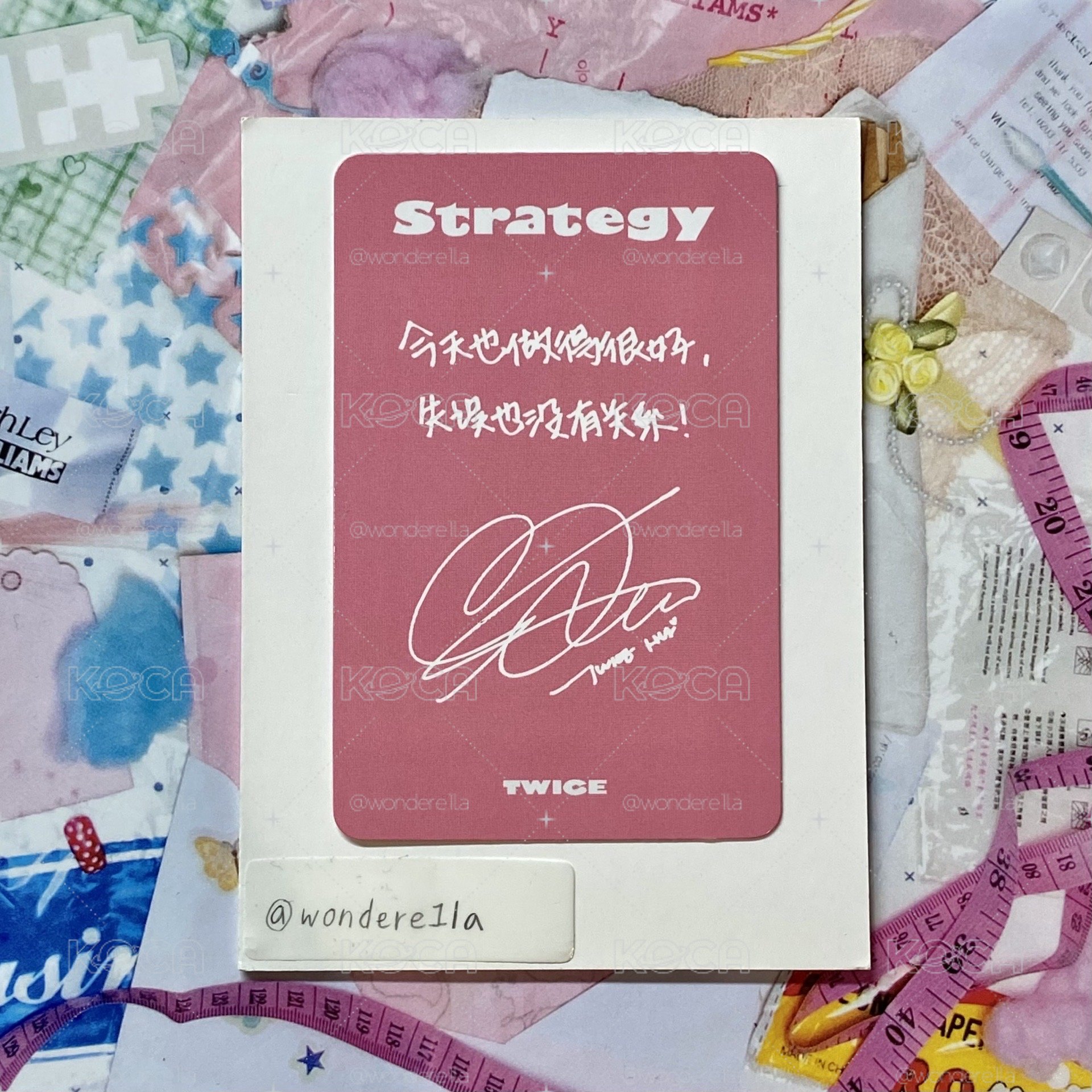 Strategy特典🐹SANA