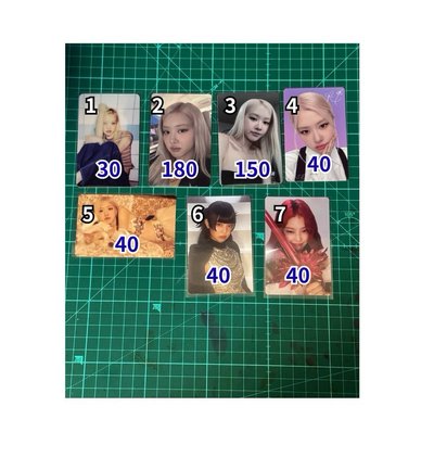 BLACKPINK小卡販售賣場