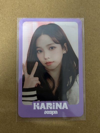 aespa Karina 柚子 ctmi 隨機卡 紫版 柚-149