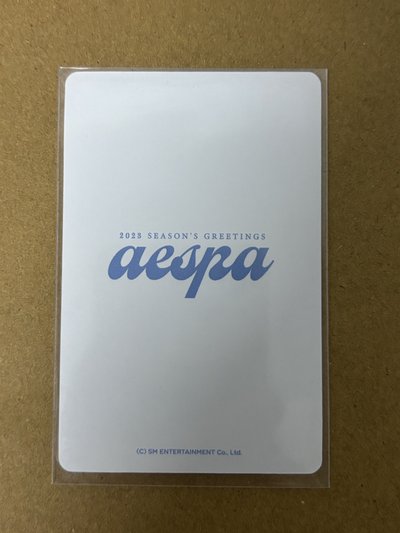 aespa Karina 柚子 2023年曆 年曆卡 固配柚 柚-155