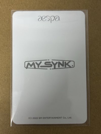 aespa Karina 柚子 2022fm 周邊卡 相框柚 柚-160