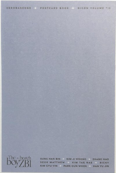 ZB1 DICON 團封 辰配置