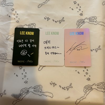 Stray Kids LeeKnow李旻浩 NACFIC 化妝品卡