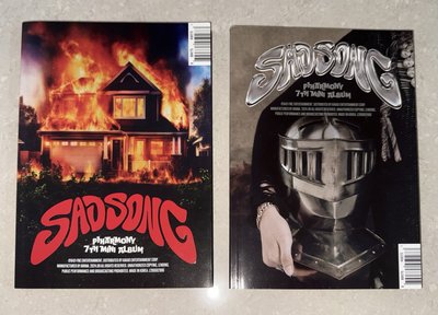 sad song 空專無cd+圖二貼紙明信片小卡