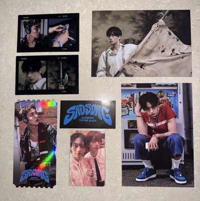sad song 空專無cd+圖二貼紙明信片小卡