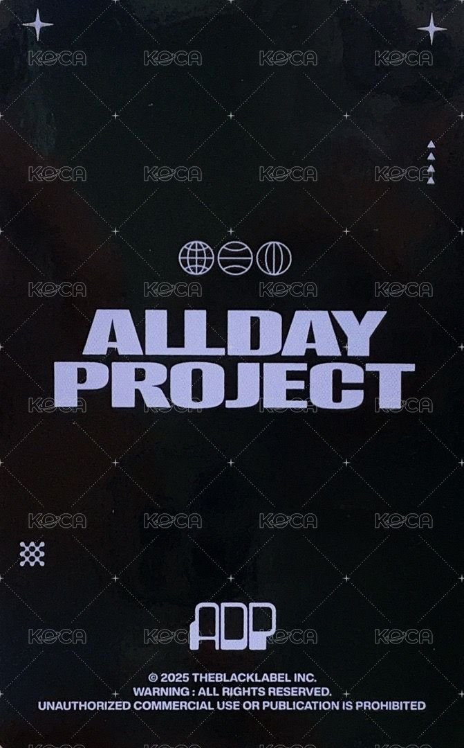 迷一快閃 周邊卡 毛毯卡 背面