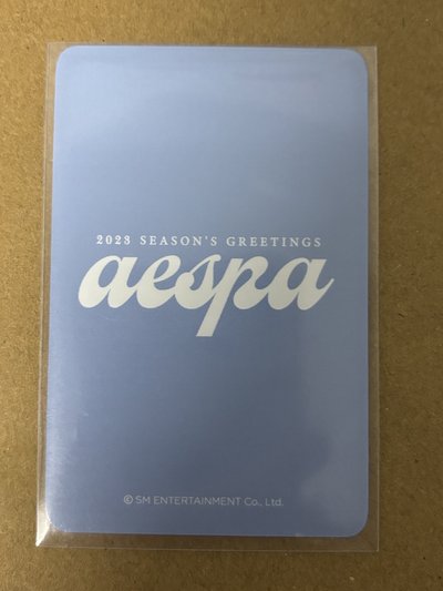 aespa NingNing 寧 2023年曆 k4 特典卡 寧-26