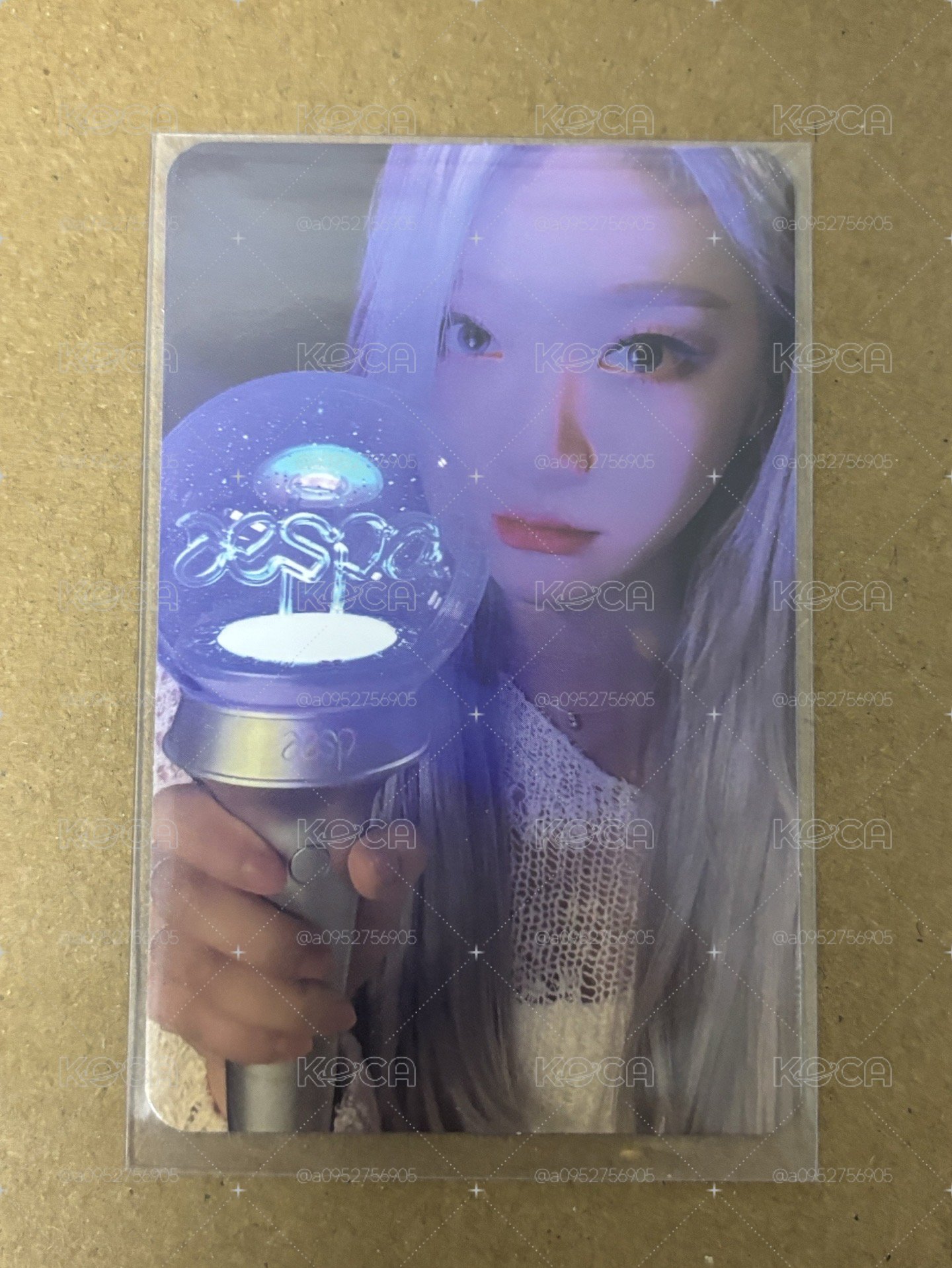 aespa NingNing 寧 周邊卡 手燈卡1.0寧 寧-22