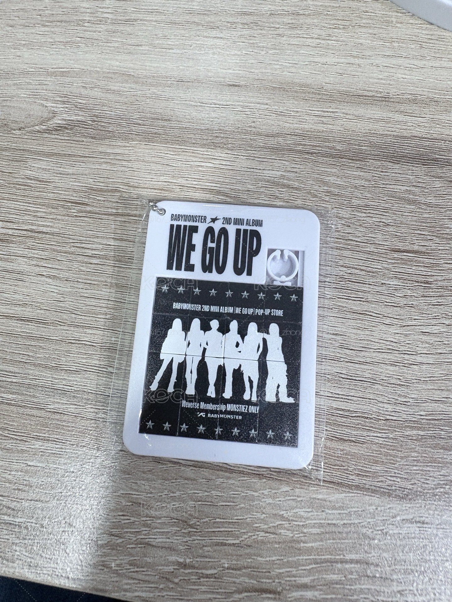 Baby We go up會員禮物 小型拼圖吊飾