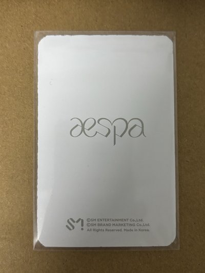 aespa Karina 柚子 Black Mamba 周邊卡 變化卡柚 柚-189