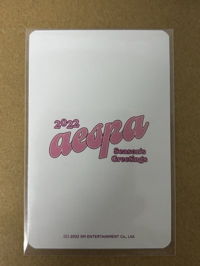 aespa Giselle 吉吉 2022年曆 周邊卡 後續 照片組吉 吉-47