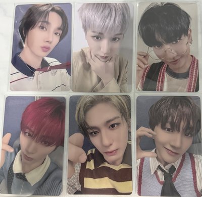 上海 中文卡背 簽售卡 一套6張