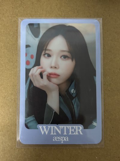 aespa Winter 冬天 ctmi 隨機卡 藍版冬 冬-34