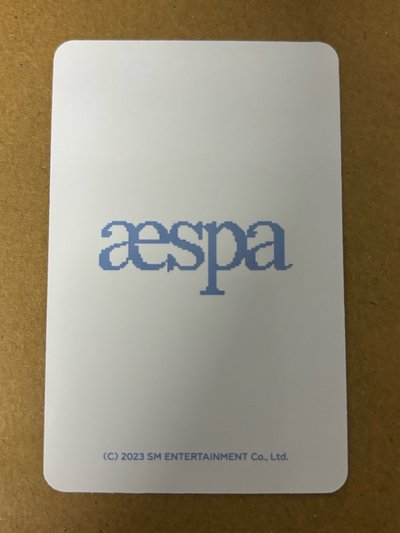 aespa Winter 冬天 ctmi 隨機卡 藍版冬 冬-38