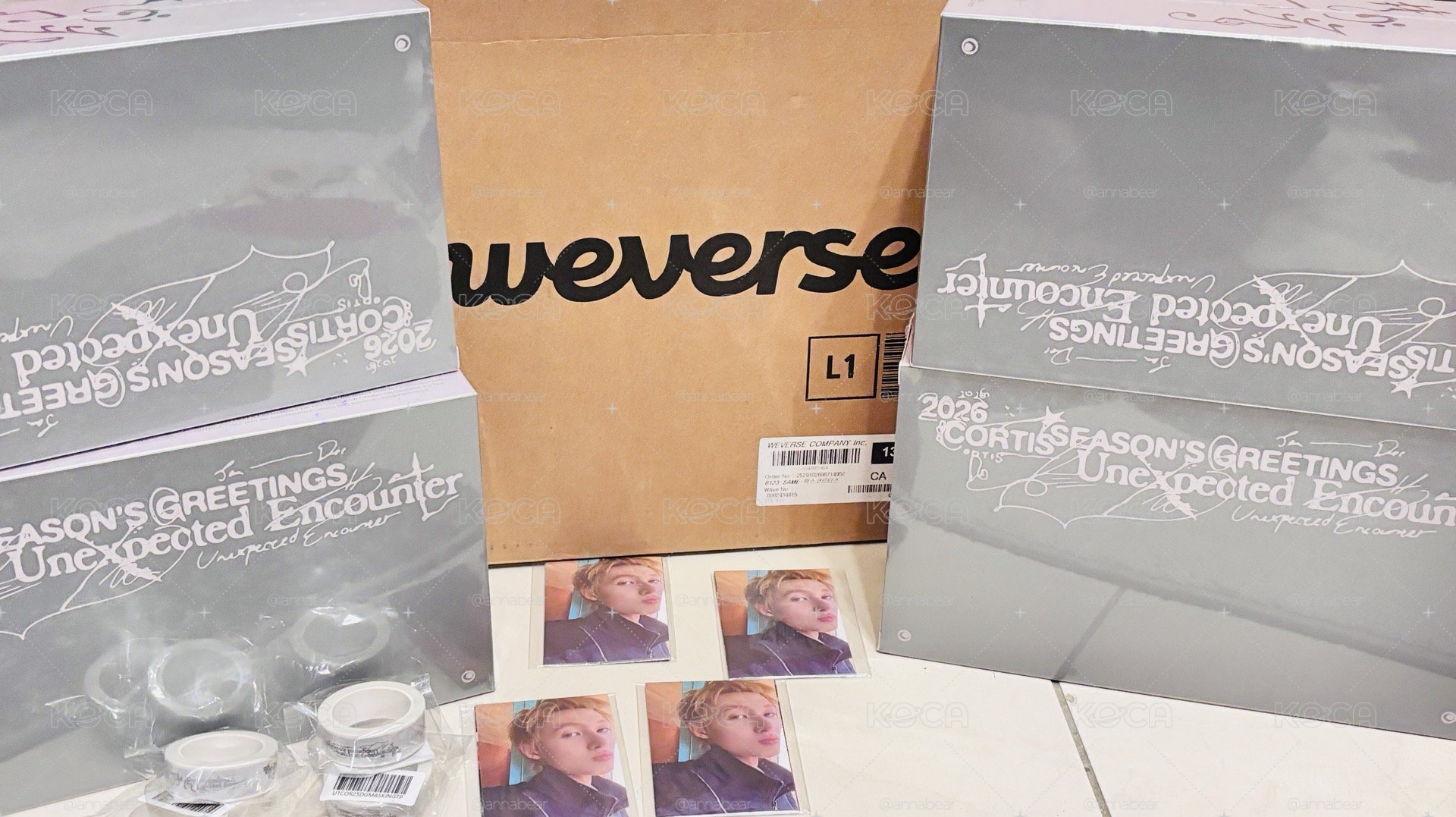  CORTIS 2026 SEASON’S GREETINGS weverse 年曆 內容物分開販售