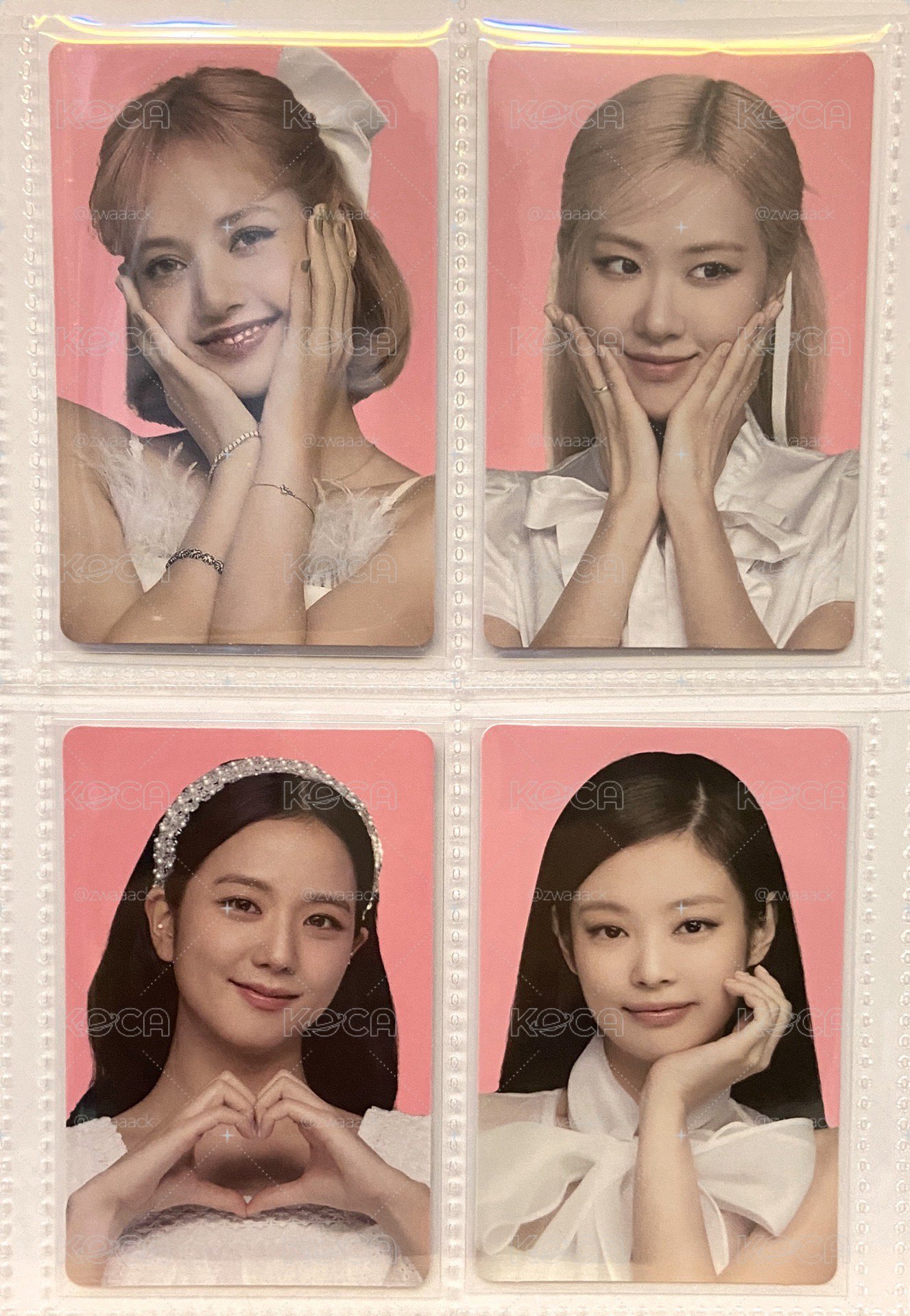 BPTG YG特典卡 簽名卡背