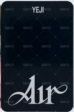 AIR bdm 預售 特典卡  背面