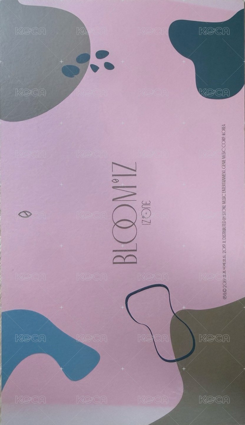 BLOOM*IZ 明信片  背面