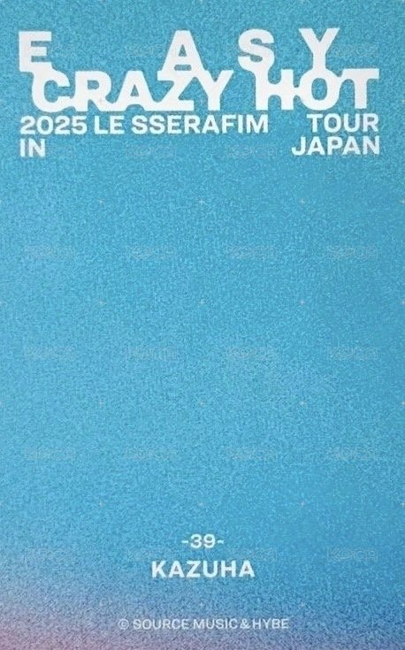 25‘巡迴 JP 隨機卡 39 背面