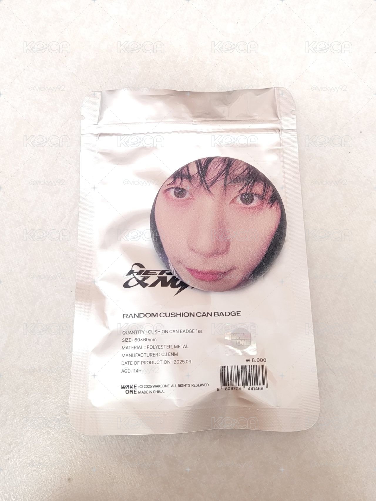 世巡H&N 大臉徽章 馬修