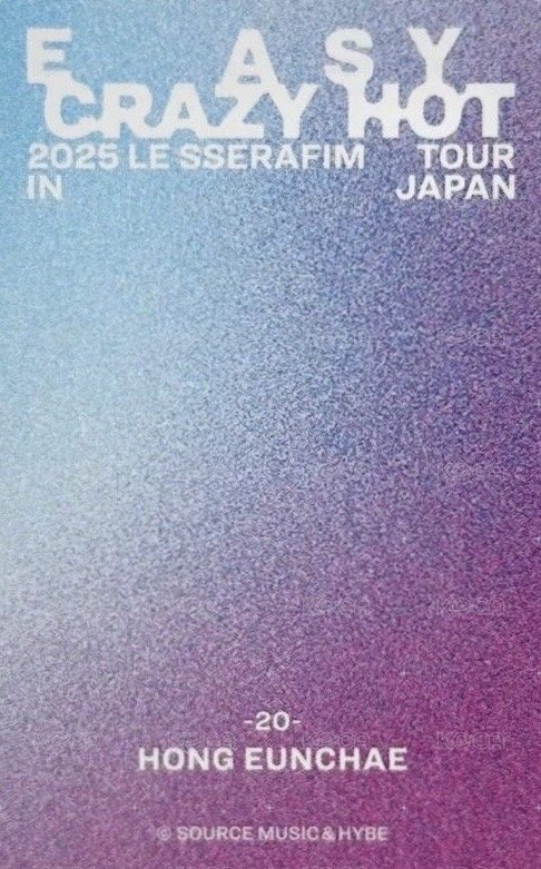 25‘巡迴 JP 隨機卡 20 背面