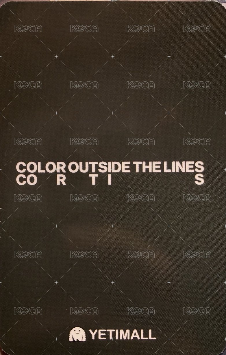 迷一 yeti 幸運卡  背面