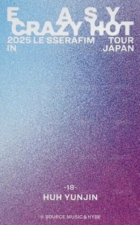 25‘巡迴 JP 隨機卡 18 背面