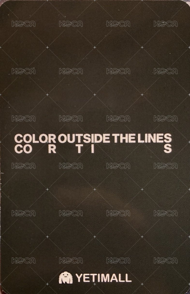 迷一 yeti 幸運卡  背面