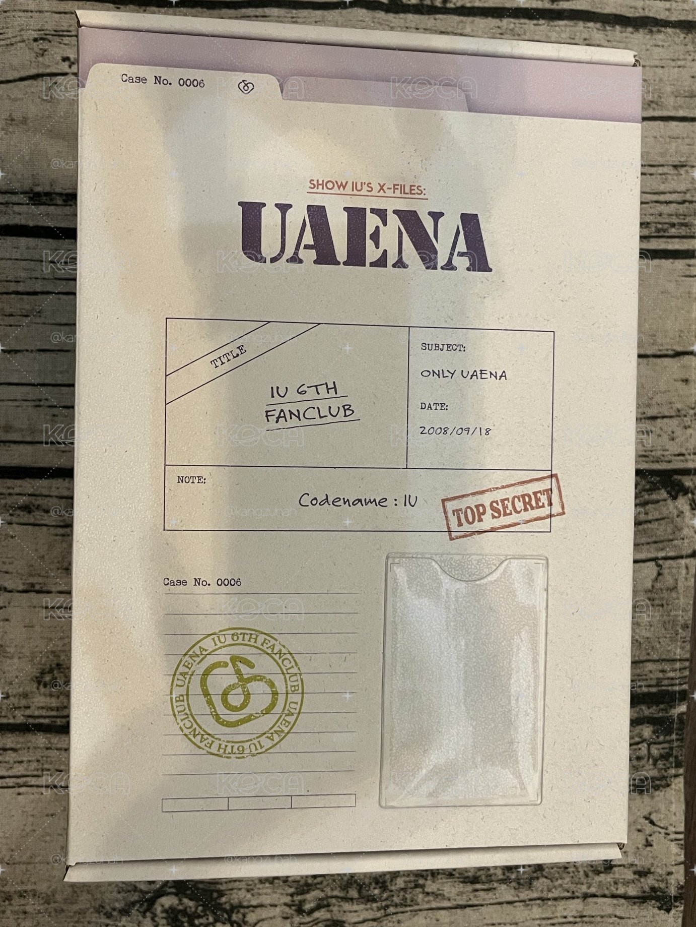 IU 6TH OFFICIAL FANCLUB 會員禮 六期
