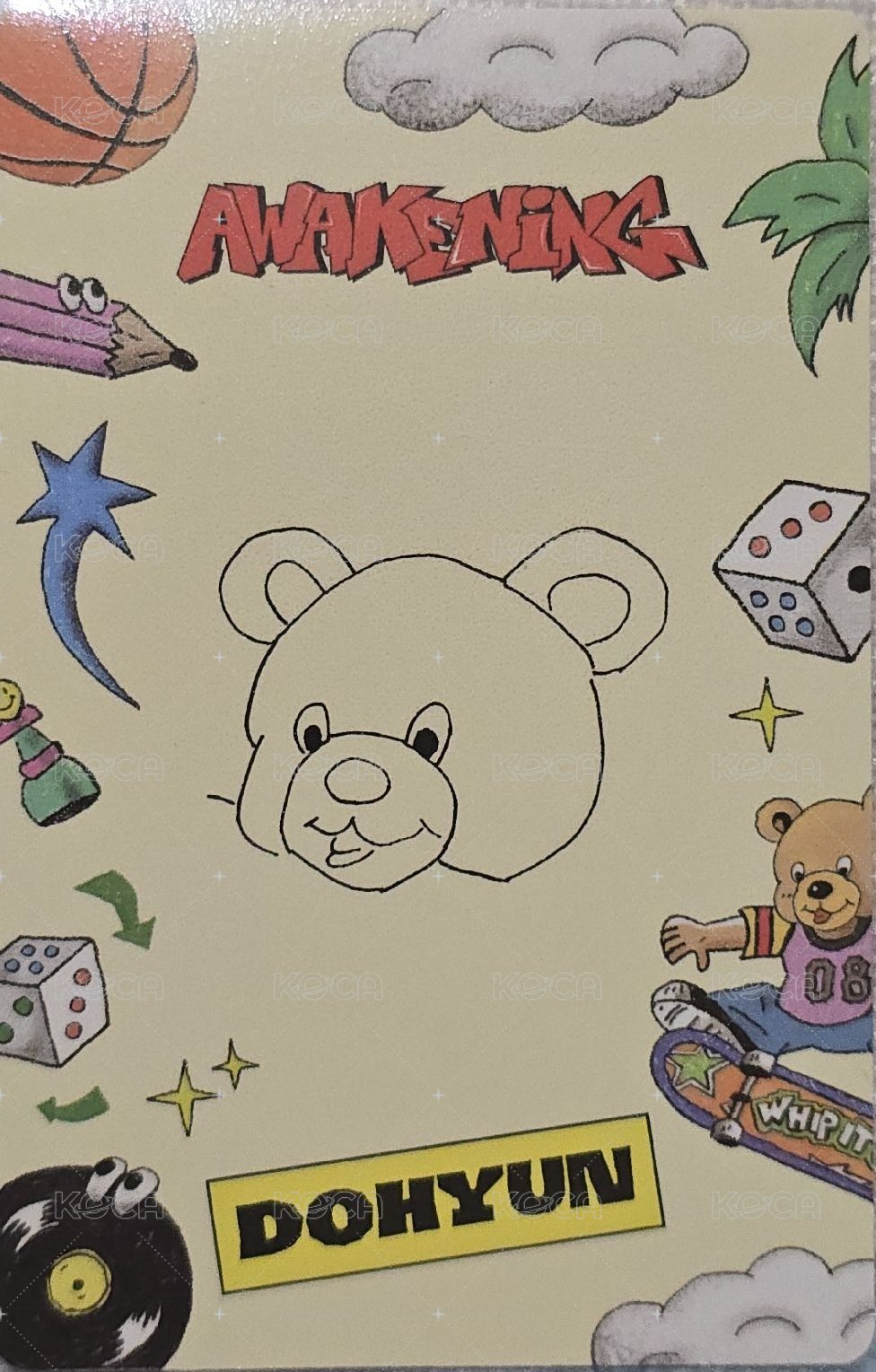 AWAKENING Nerd 專輯卡  背面