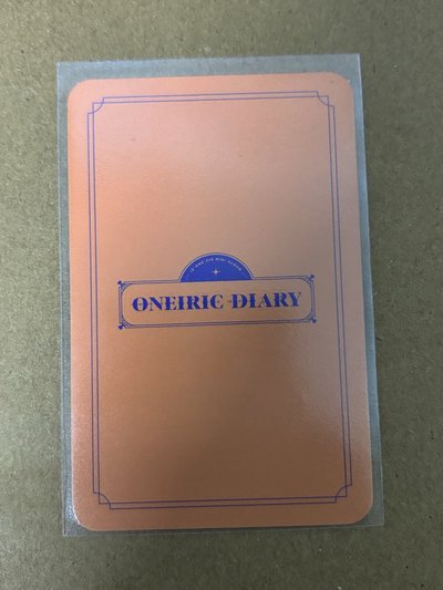 Oneiric Diary 專輯卡 幻想ONEIRIC版 專輯小卡