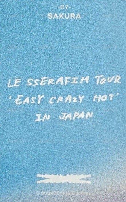 25‘巡迴 JP 隨機卡 07 背面