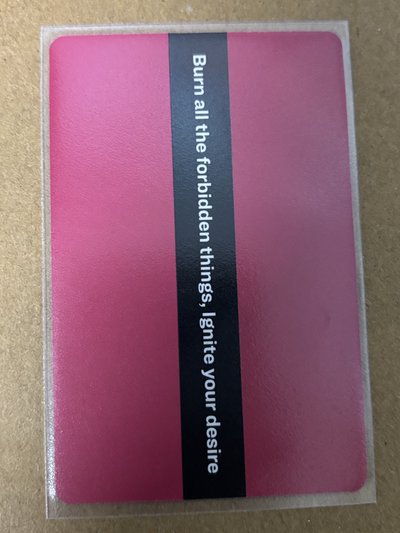 UNFORGIVEN 專輯卡 weverse ver.電子專專卡