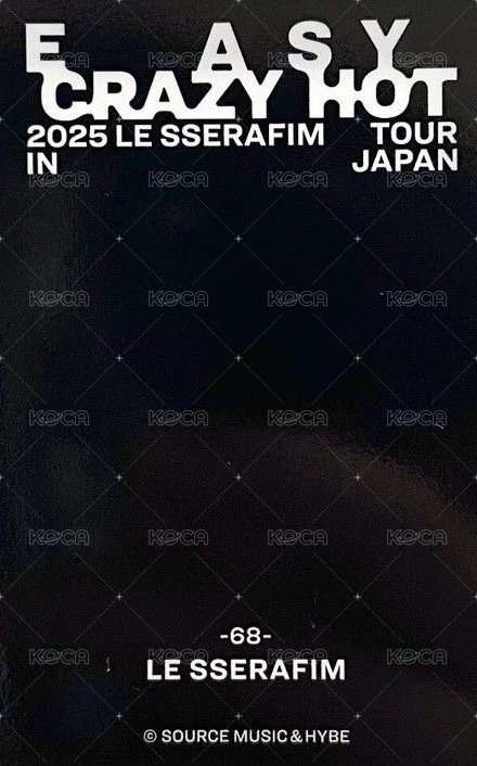 25‘巡迴 JP 隨機卡 68 背面