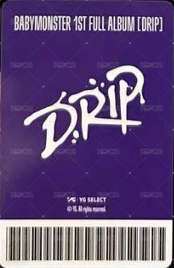 DRIP YT 特典卡  背面