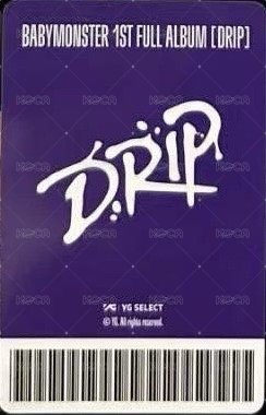 DRIP YT 特典卡  背面