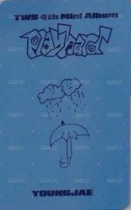 Play Hard yzy 6.0 簽售卡 手繪卡背 背面