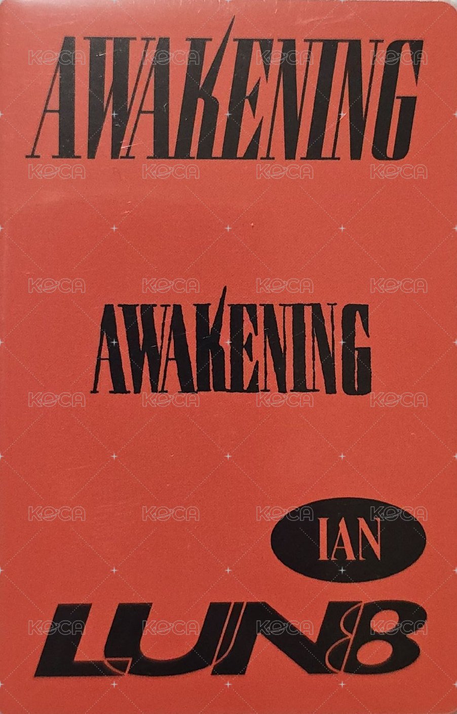 AWAKENING Hip 專輯卡  背面