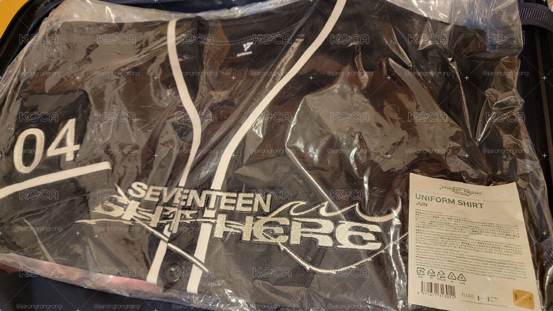〔全新現貨最後一件〕SEVENTEEN JUN 俊 球衣