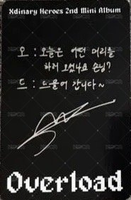 Overload 專輯卡  背面