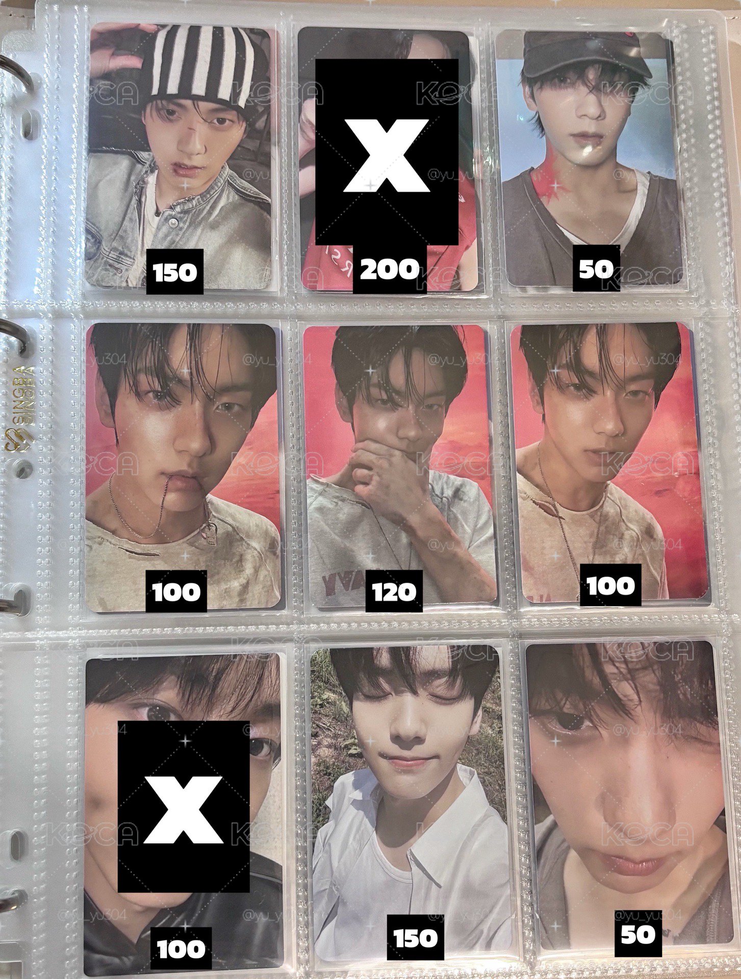 ꕥTXT SOOBIN 迷七/正四小卡ꕥ