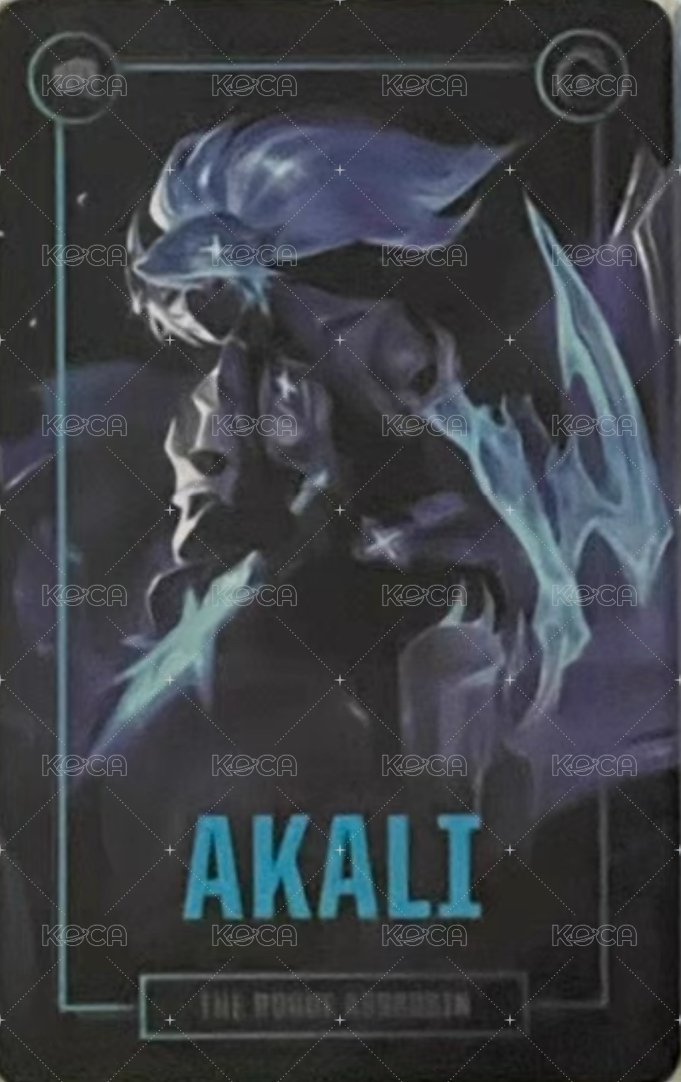 2022 WORLDS Game card 冠軍造型 Back