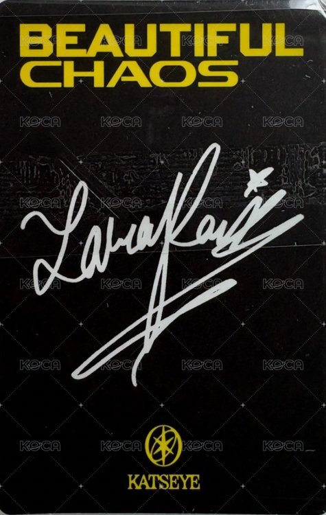 迷二 專輯卡 Chaotic Ver. 背面