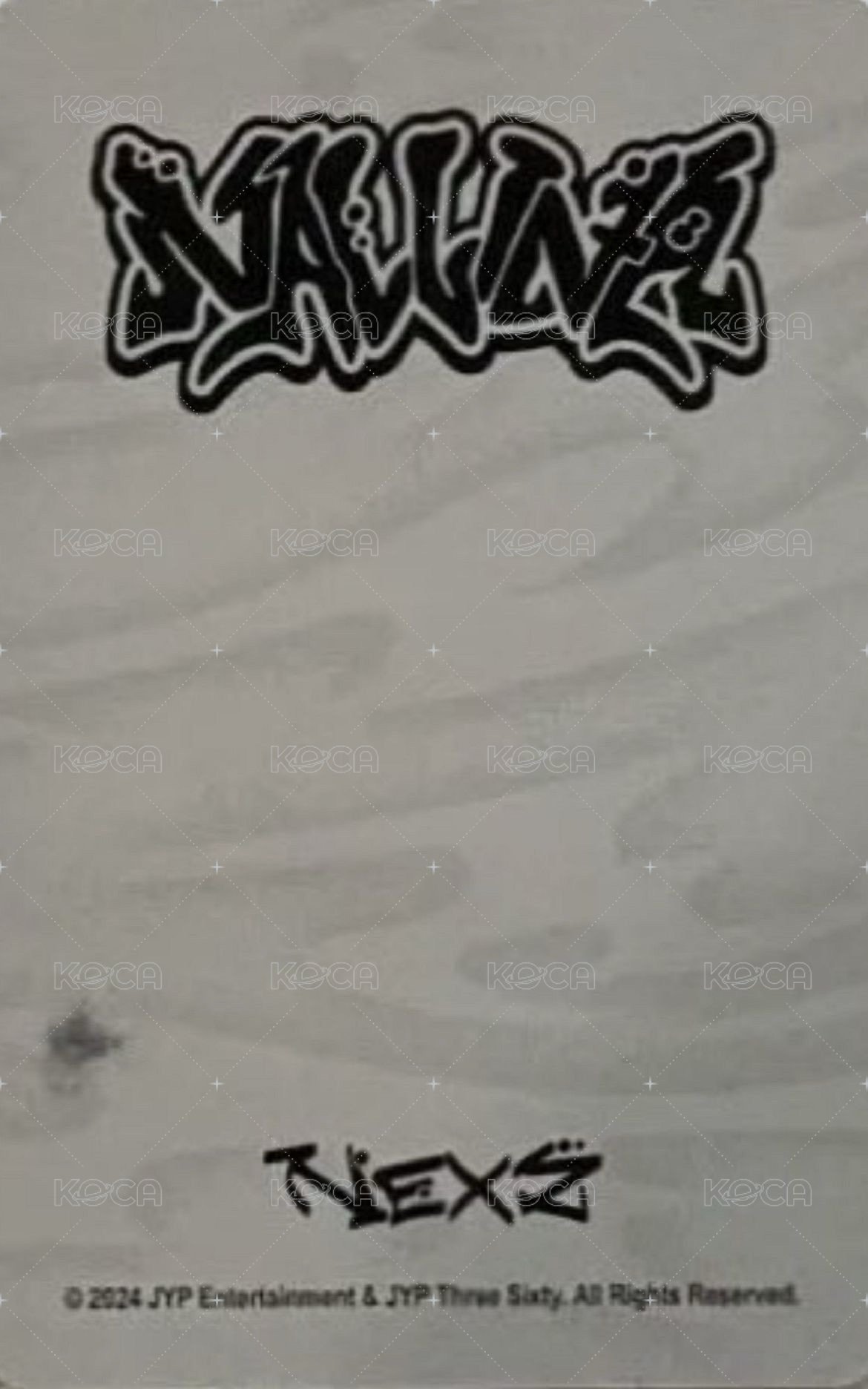 Nallina 周邊 外套 周邊卡  背面