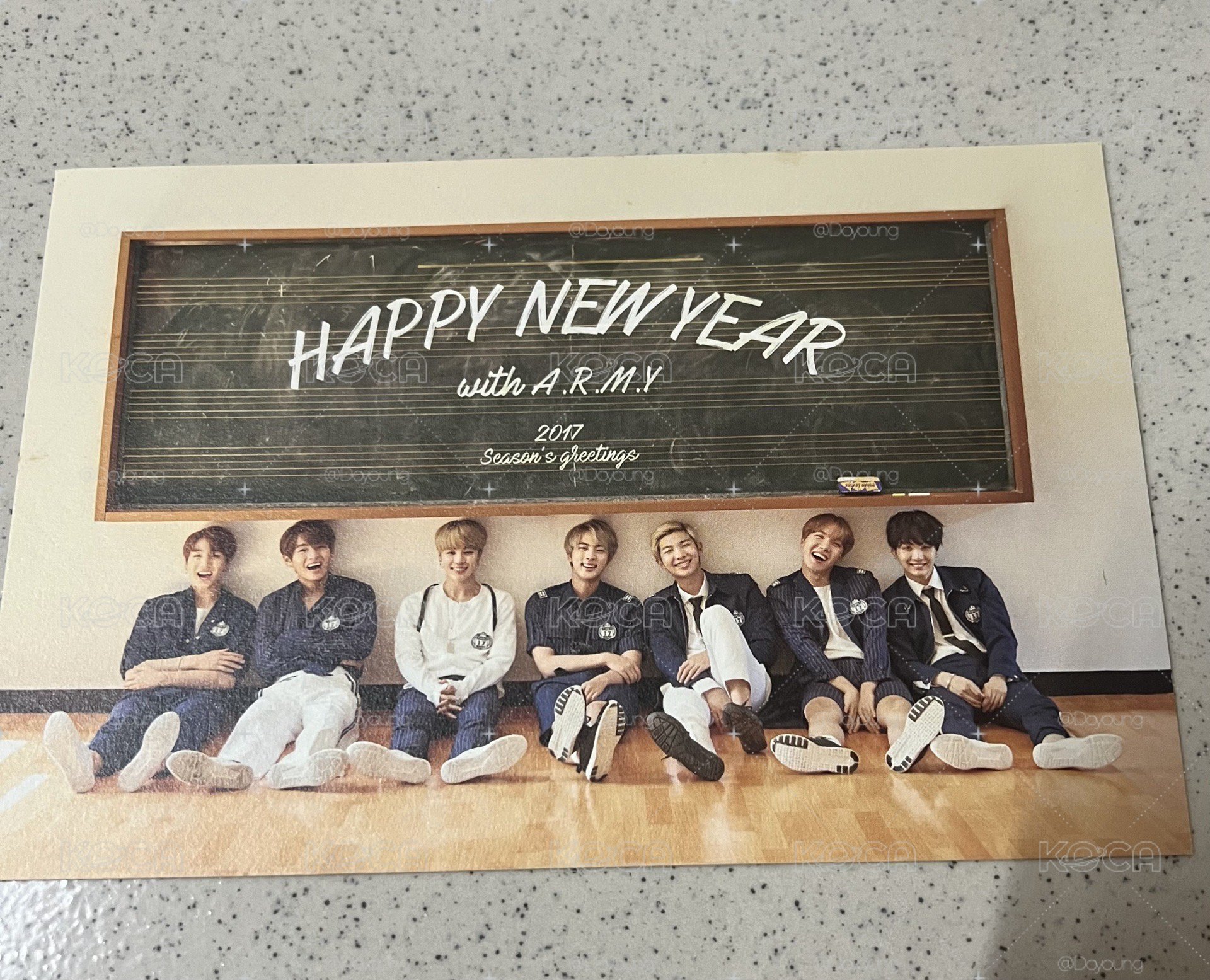 BTS 明信片