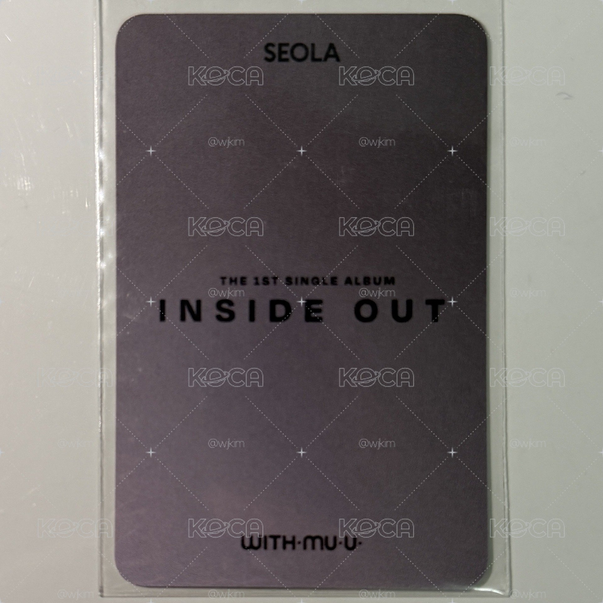 Seola WM 3.0 韓國簽售 線上 WJSN 單張