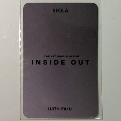 Seola WM 3.0 韓國簽售 線上 WJSN 單張